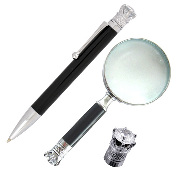 Crown Magnifier and Pen