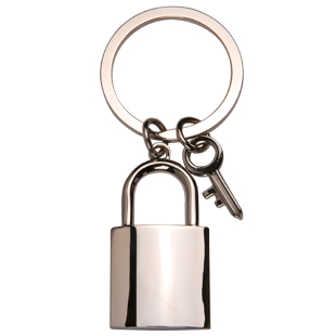 Charm Lock Keychain